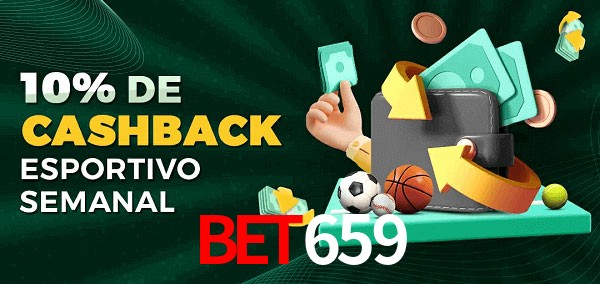10% de bônus de cashback na bet659